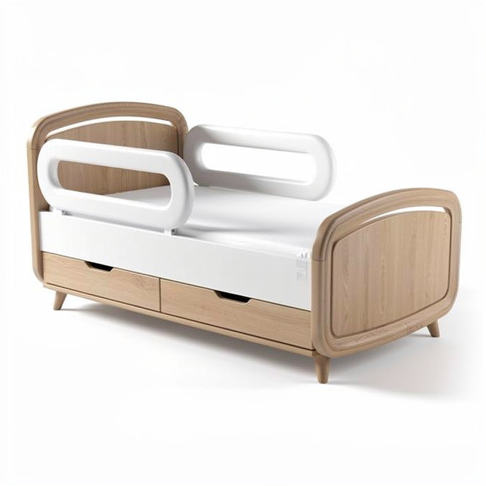 **Technische Titel in het Nederlands: Modern Kinderbed met Opberglades en Veiligheidshekken**