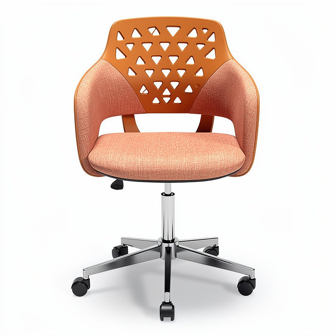 **Technische titel in het Nederlands: Moderne ergonomische bureaustoel met verstelbare hoogte en unieke rugleuning**