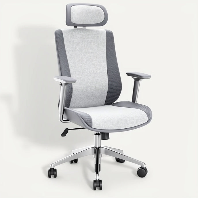 **Ergonomische Bureaustoel met Lumbarsteun en Verstelbare Armleuningen**